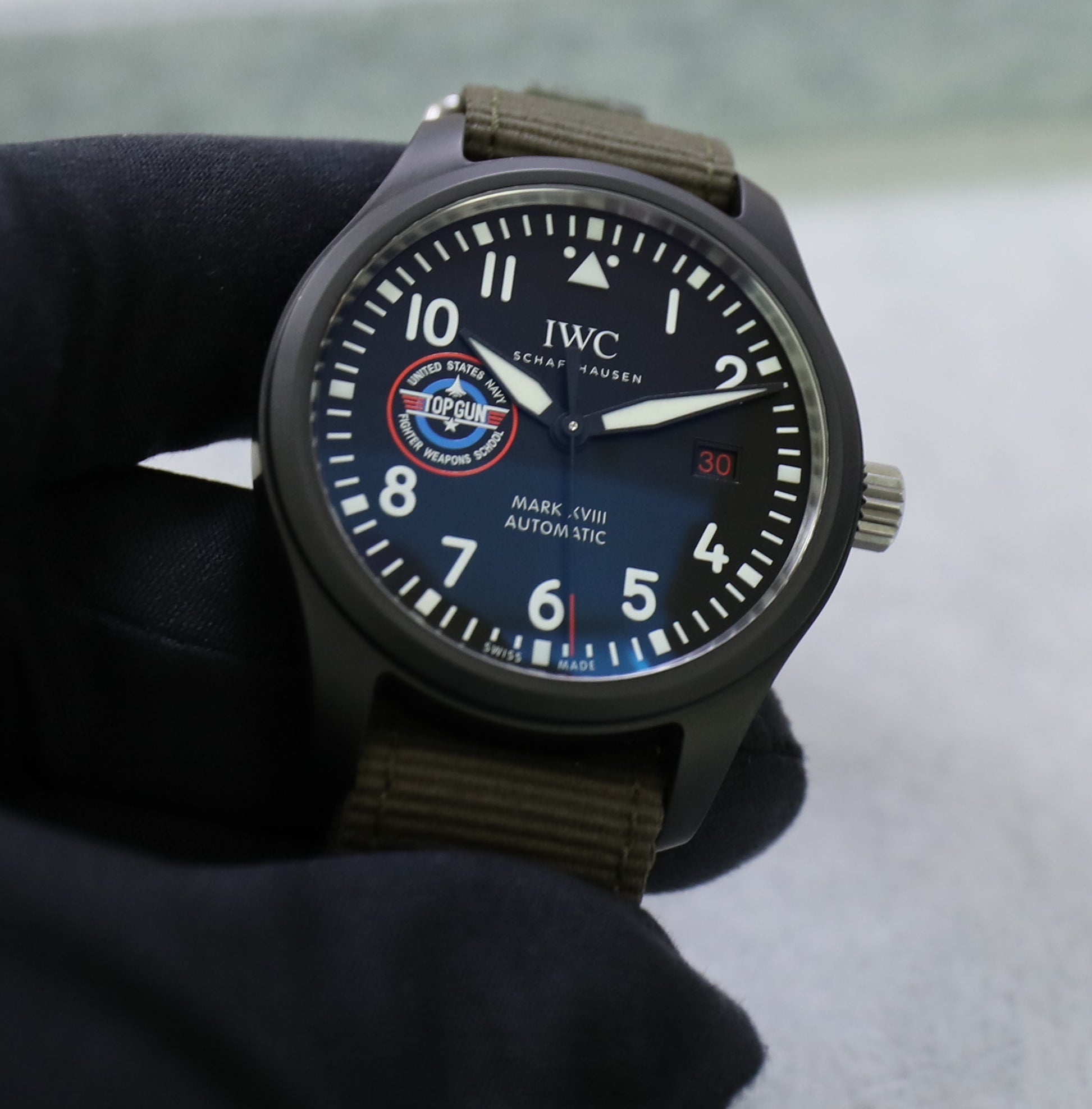 IWC Pilot MARK XVIII Top Gun EDITION “SFTI” – IW324712 – 41mm - Azzam Watches 