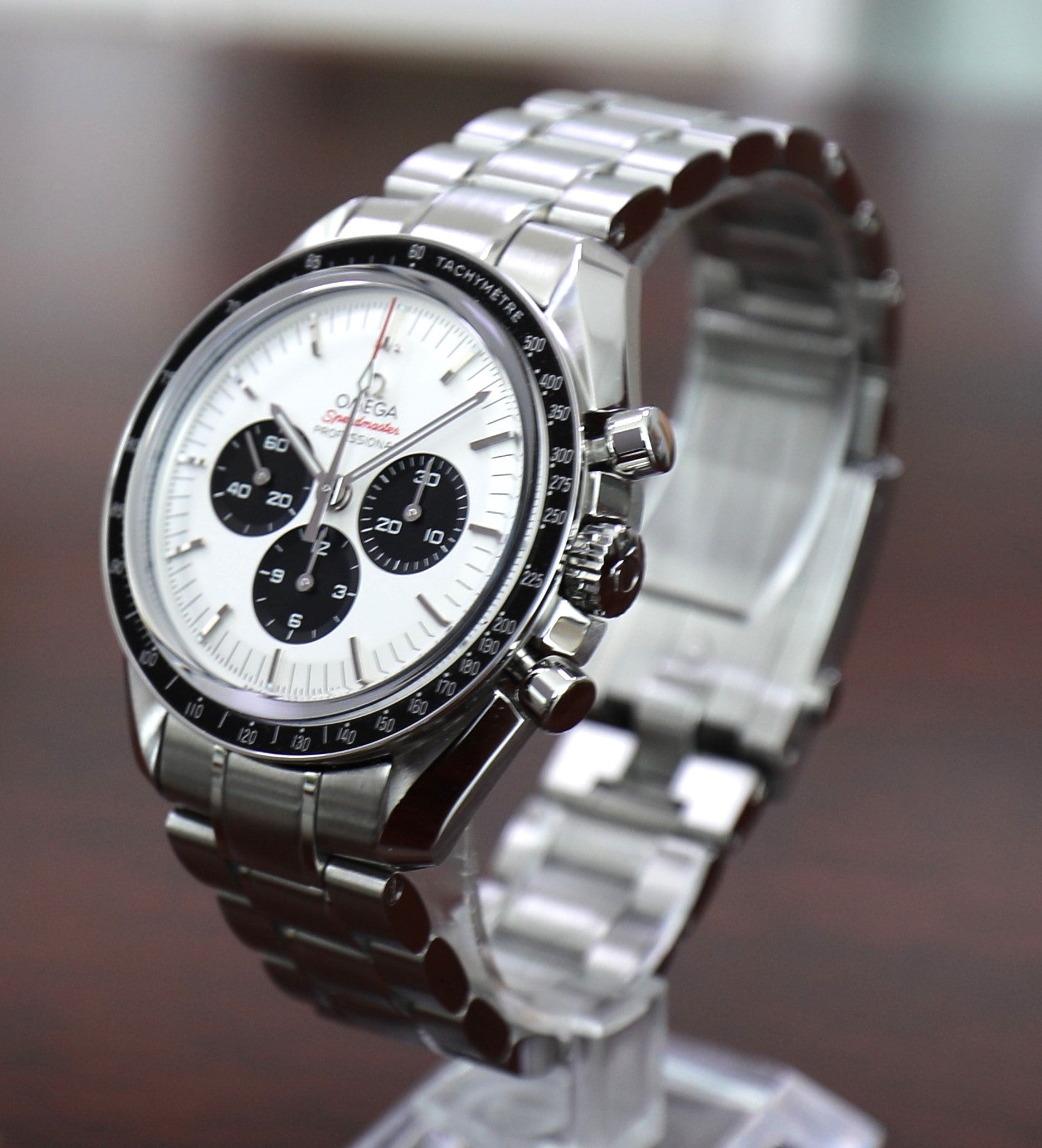 Omega Speedmaster 2020 Tokyo – Panda Dial – 42mm – Limited Edition – Unworn Mint – Full Set - Azzam Watches 