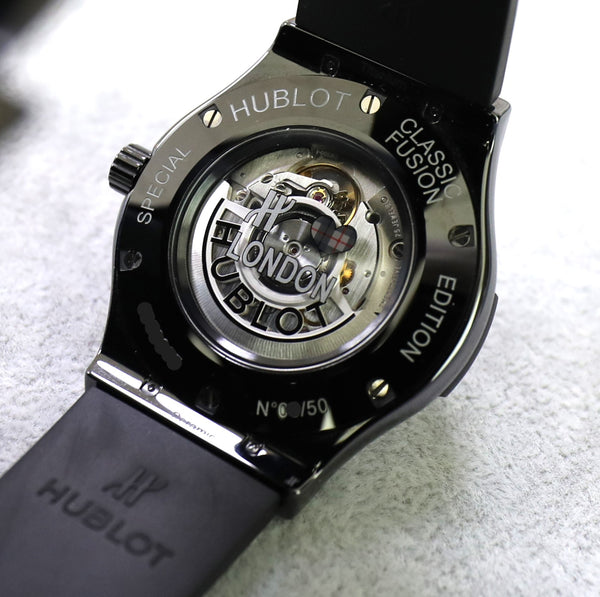 Hublot Classic Fusion 45 mm Special Edition London Limited Edition 50pcs - Azzam Watches 