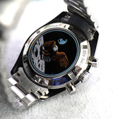 Omega Speedmaster Apolo 11th – 35th Anniversary Limited Edition – Panda – Unworn – Full Set - Azzam Watches 