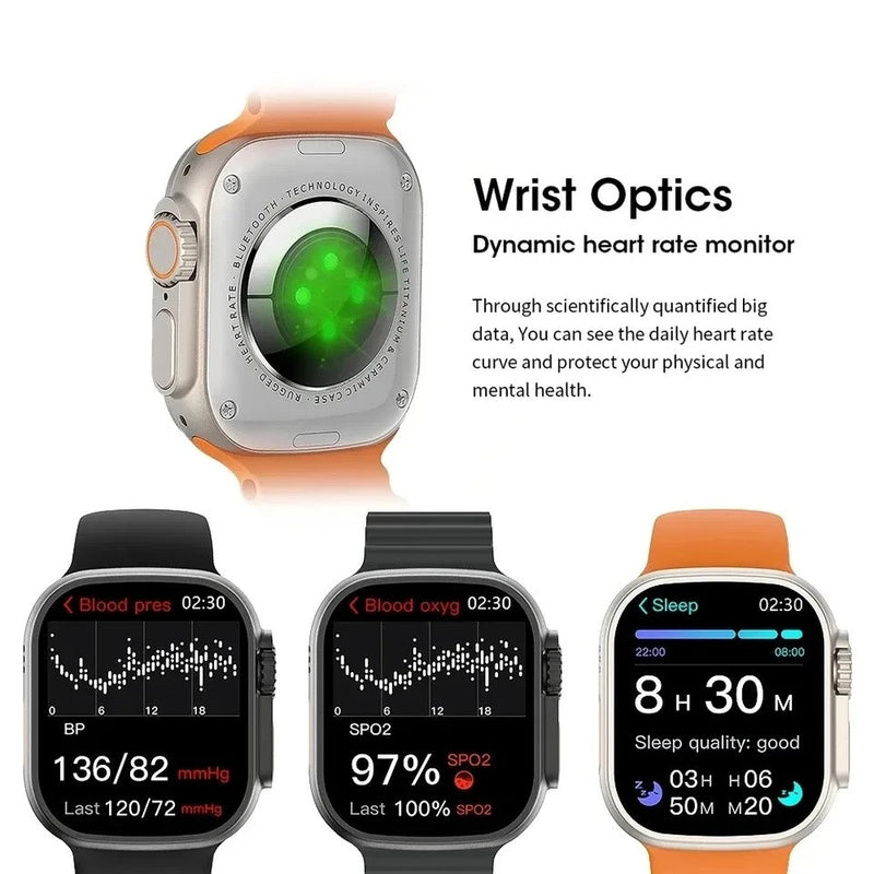ON Smart Watch - MA02.SB Ultra - Azzam Watches 
