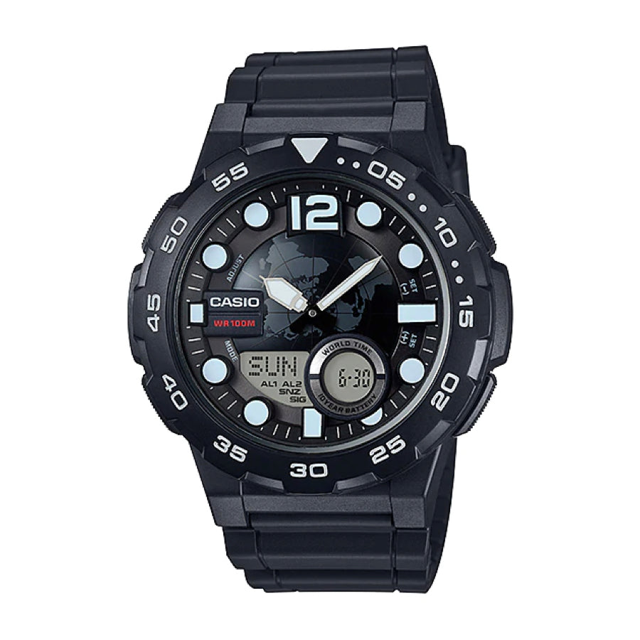 Casio - AEQ-100W-1AVDF - Azzam Watches 