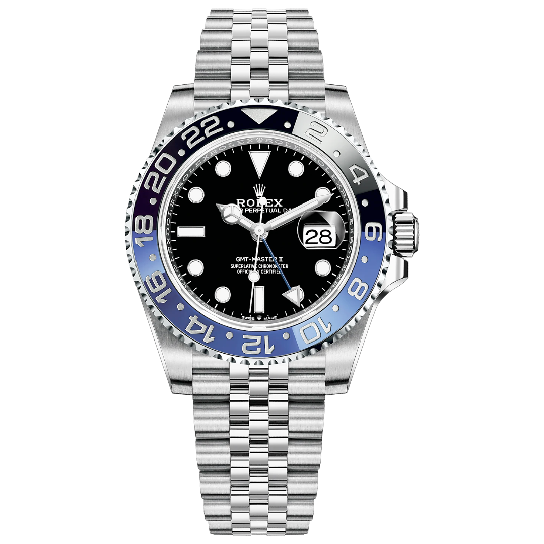 Rolex | GMT-Master II GMT Black Dial " Batman " - Azzam Watches 