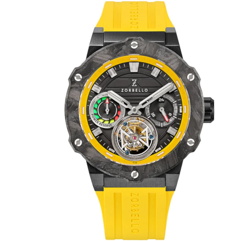 Zorbello - T3 Tourbillon Series ZBAD003 - Azzam Watches 