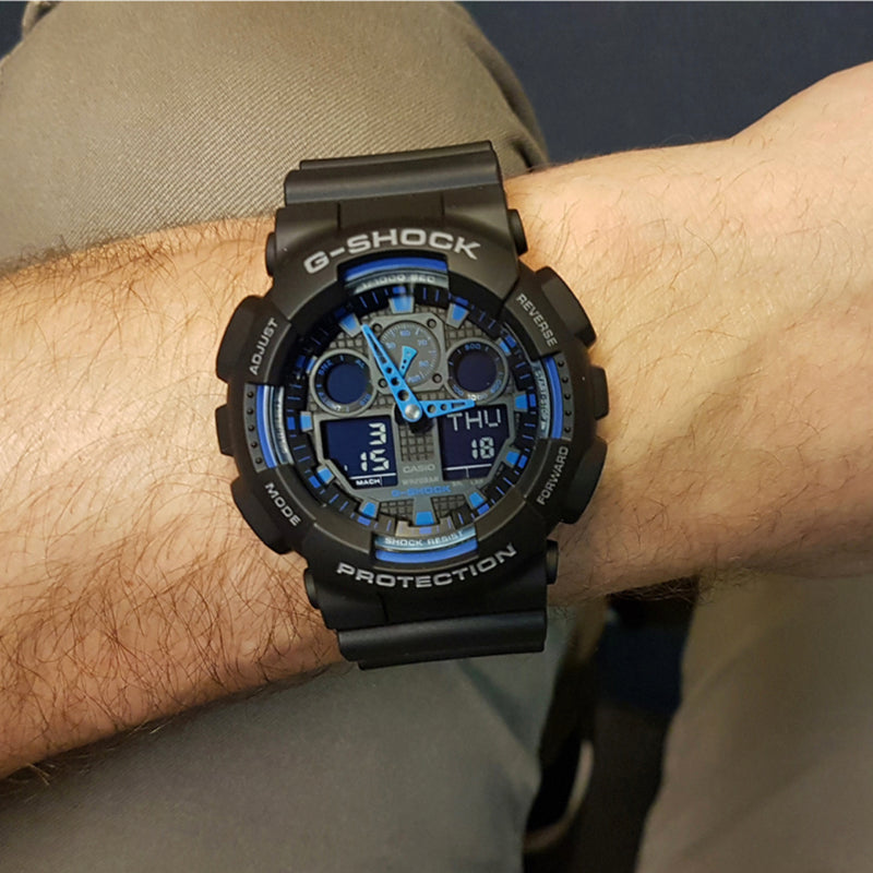 Casio - GA-100-1A2DR - Azzam Watches 
