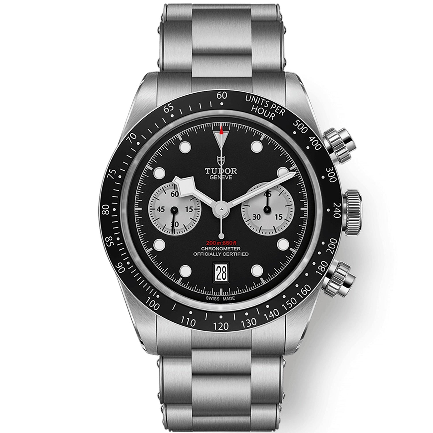 Tudor Black Bay Chronograph Black Dial Reverse Panda 41mm - Azzam Watches 