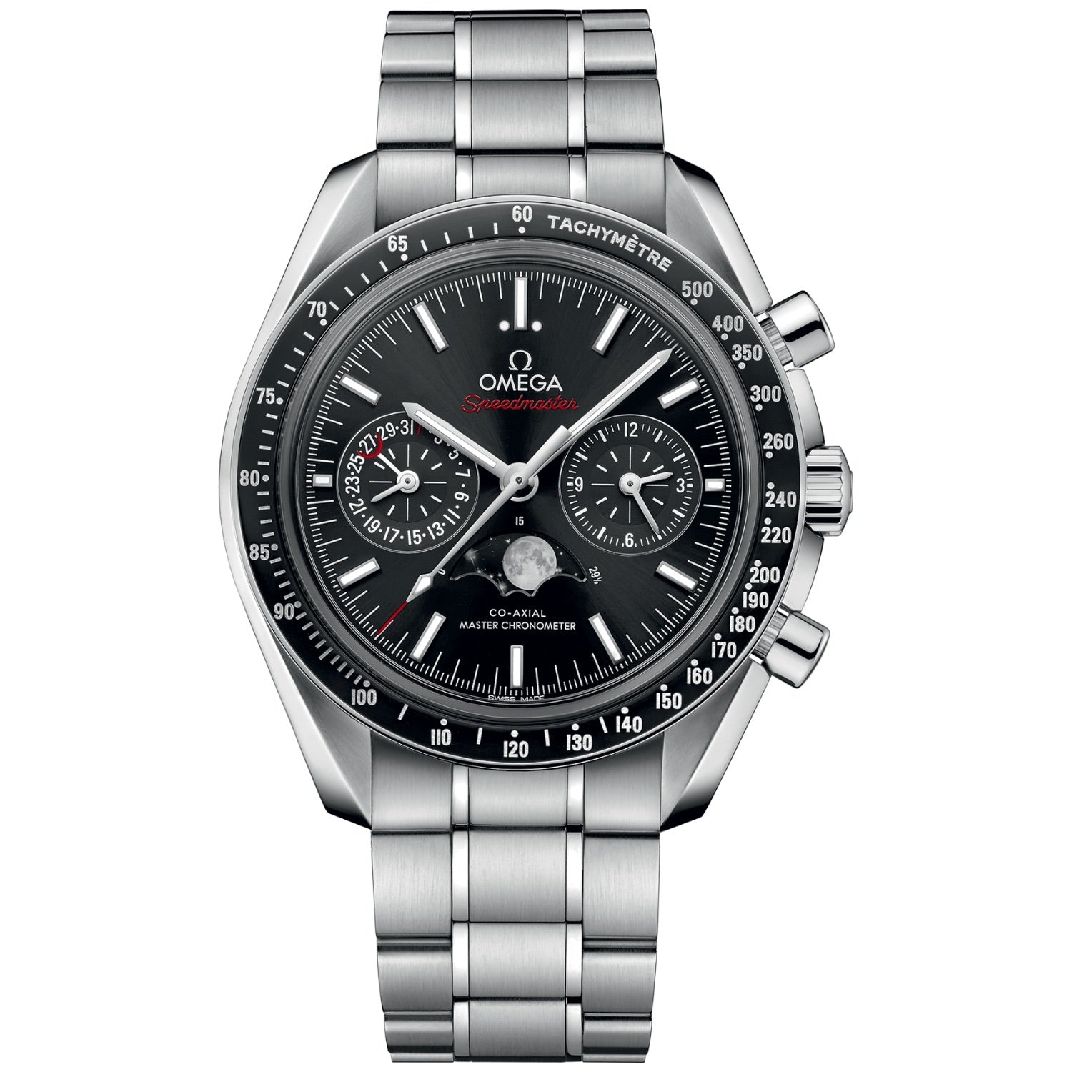 Omega Speedmaster Moonwatch Moonphase Co-Axial Chronograph 44.25mm - Azzam Watches 