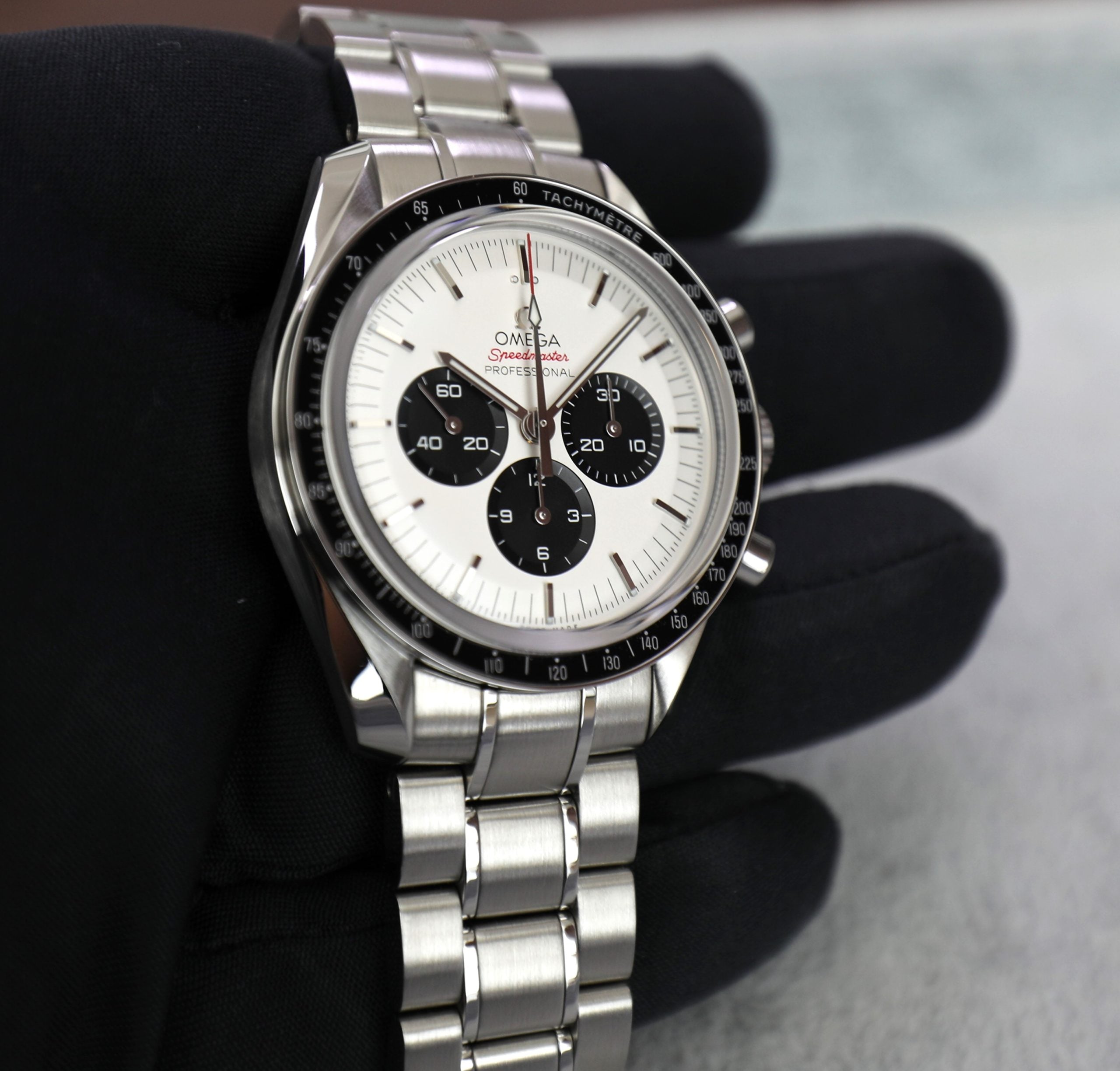 Omega Speedmaster 2020 Tokyo – Panda Dial – 42mm – Limited Edition – Unworn Mint – Full Set - Azzam Watches 